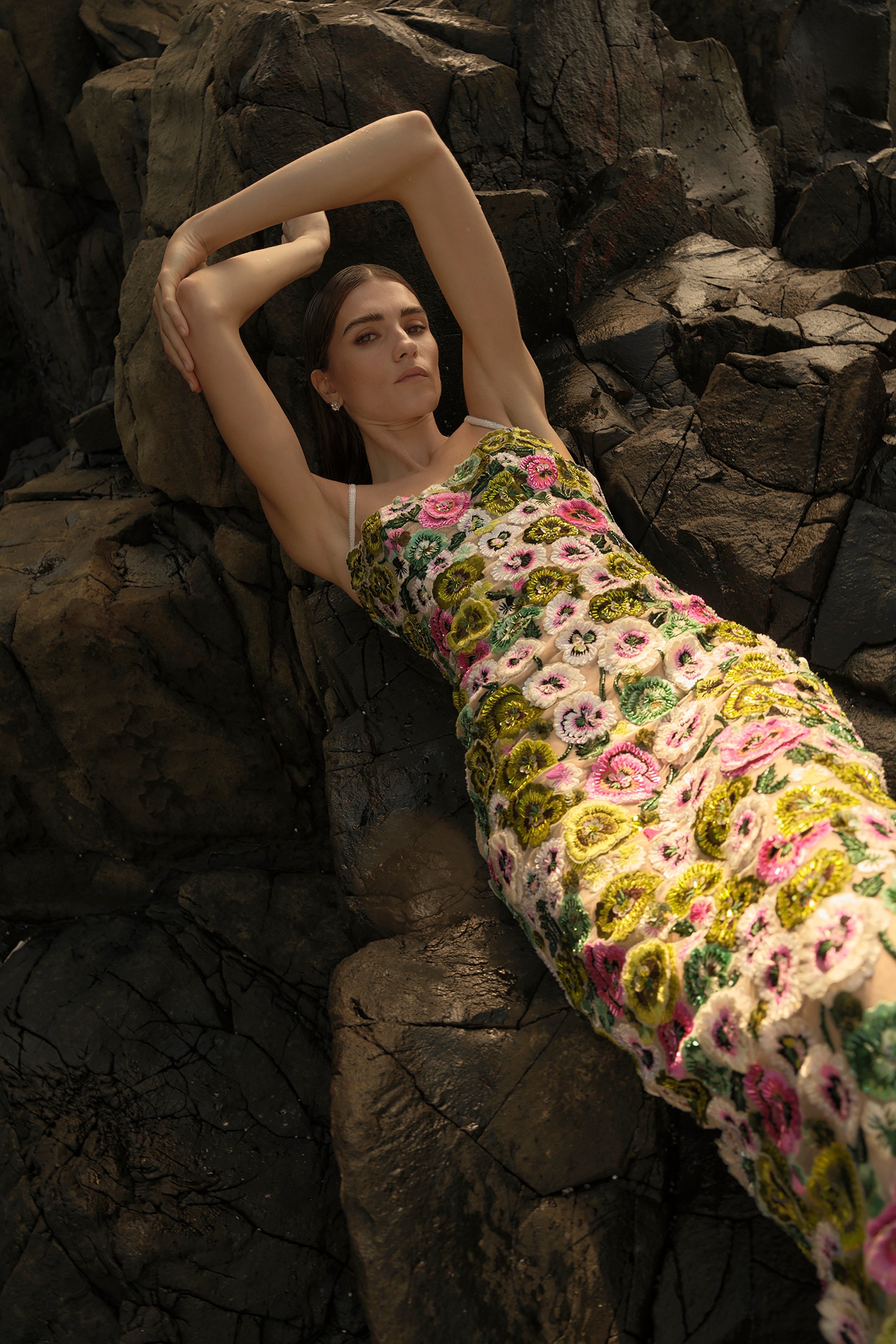 rachel gilbert green dress Camden Dress Green Multi