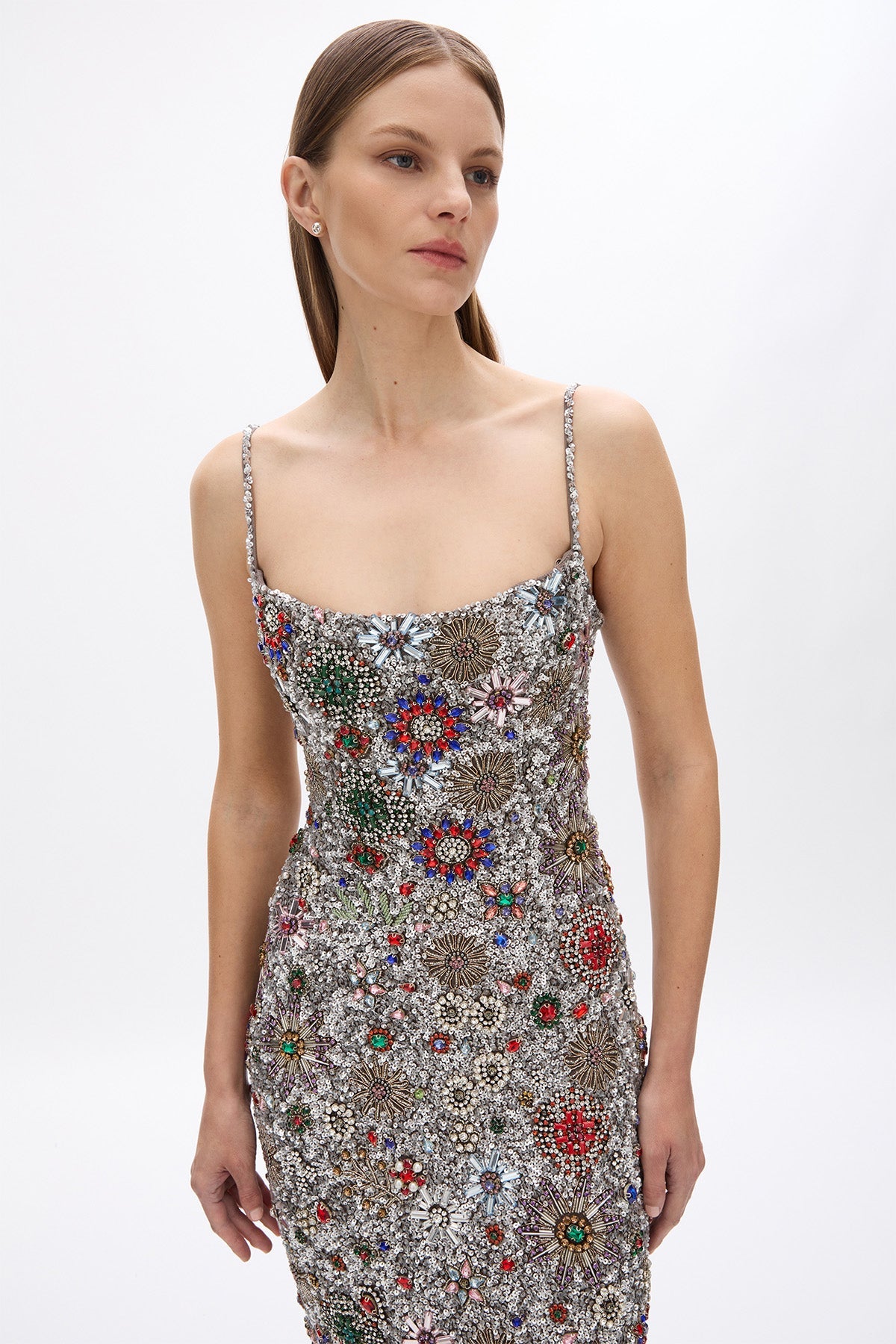 rachel gilbert silver dress Sylvie Gown | Rachel Gilbert | Designer Formal Event Wear