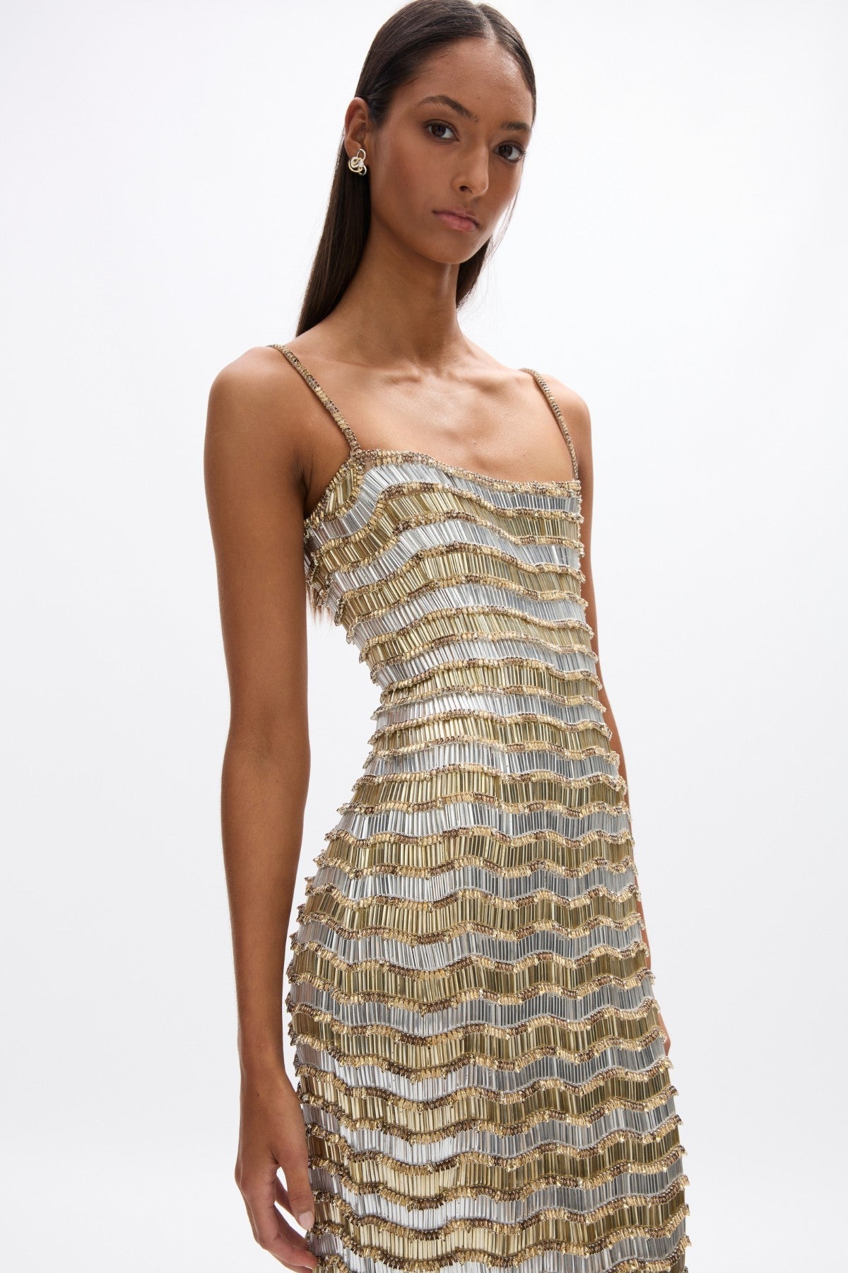 rachel gilbert gold dress Rachel Gilbert, Elyse beaded gown, Women, Gold, US 14, Dresses, Materialmix