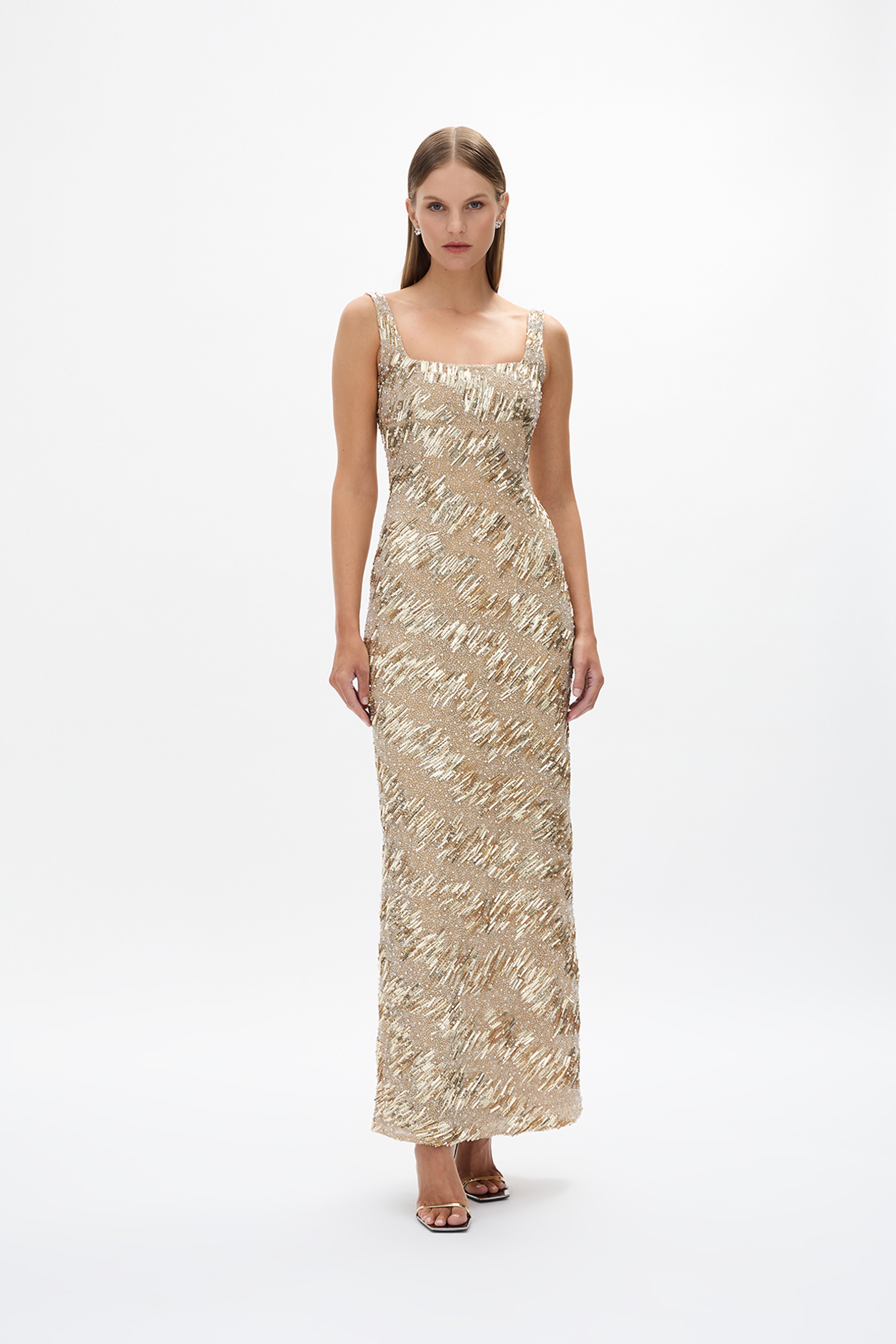 rachel gilbert gold dress Rachel Gilbert, Zeph embellished bustier dress, Women, Gold, US 8, Dresses, Materialmix