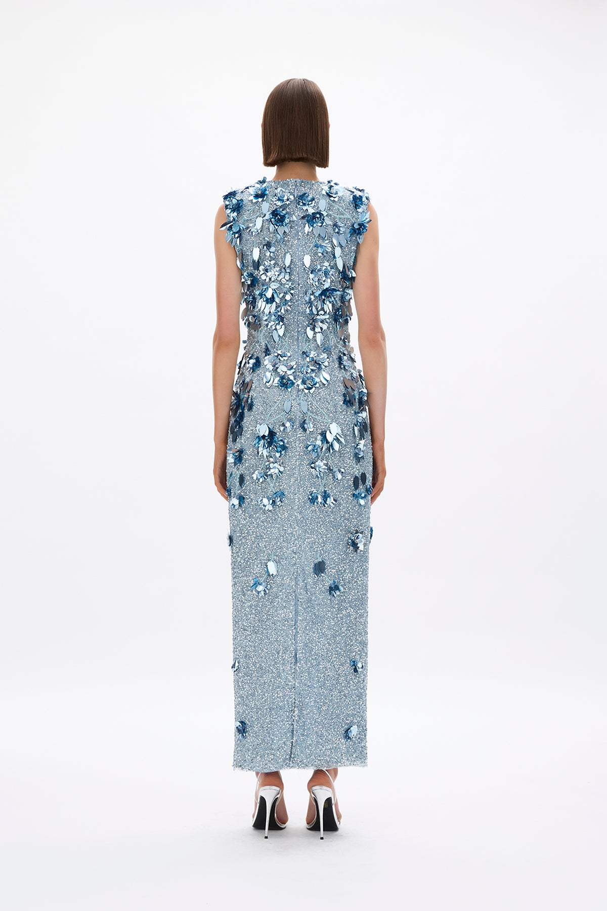 rachel gilbert blue dress Gilbert, Hugo sequined gown, Women, Blue, XS, Dresses, Materialmix Dry clean only Back Skirt/Dress length type:TALL - ABOVE 5'7
