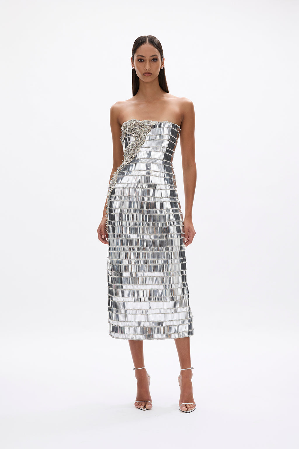 Pre Fall 26 Ariel Dress-SILVER