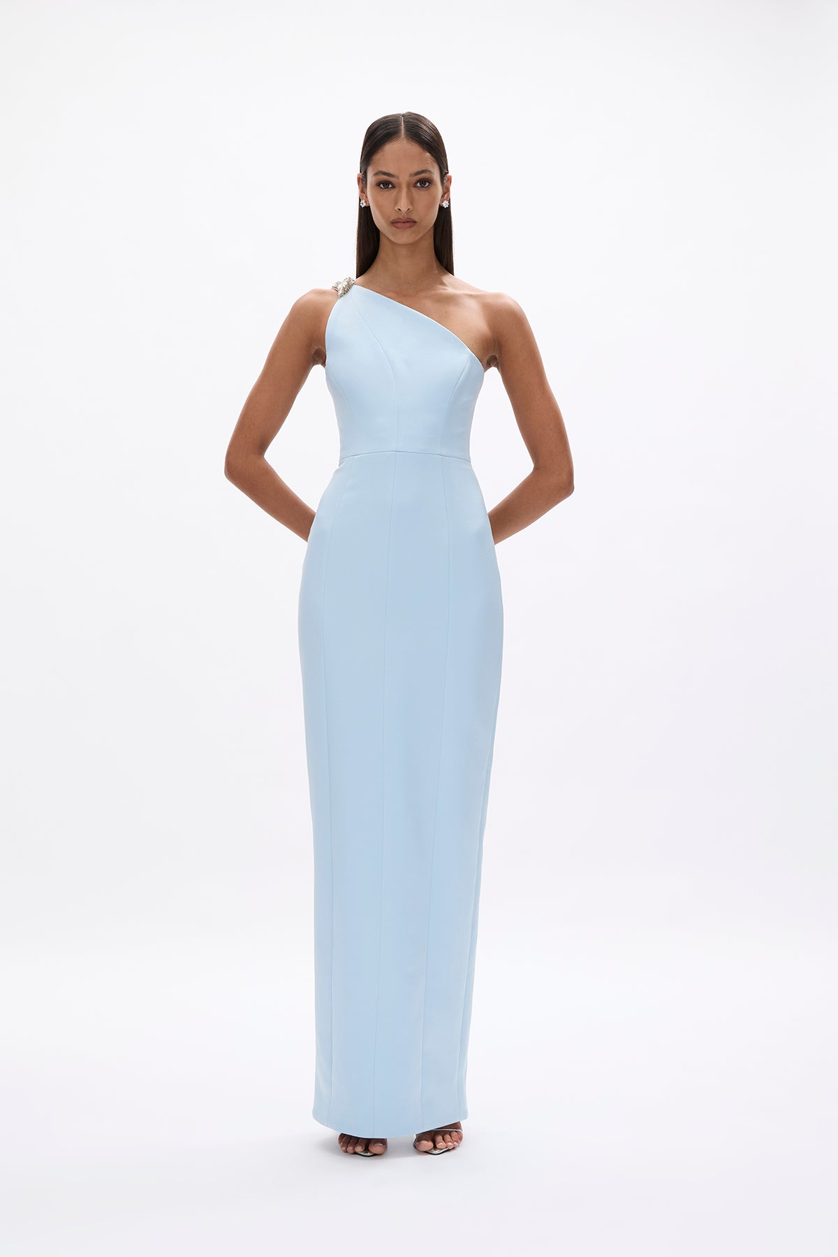 rachel gilbert blue dress Celestia Gown | | Designer Formal Event Wear Staud Tie-Dye Print Midi Short/Mini Dresses Color:Black Light Blue Care instructions