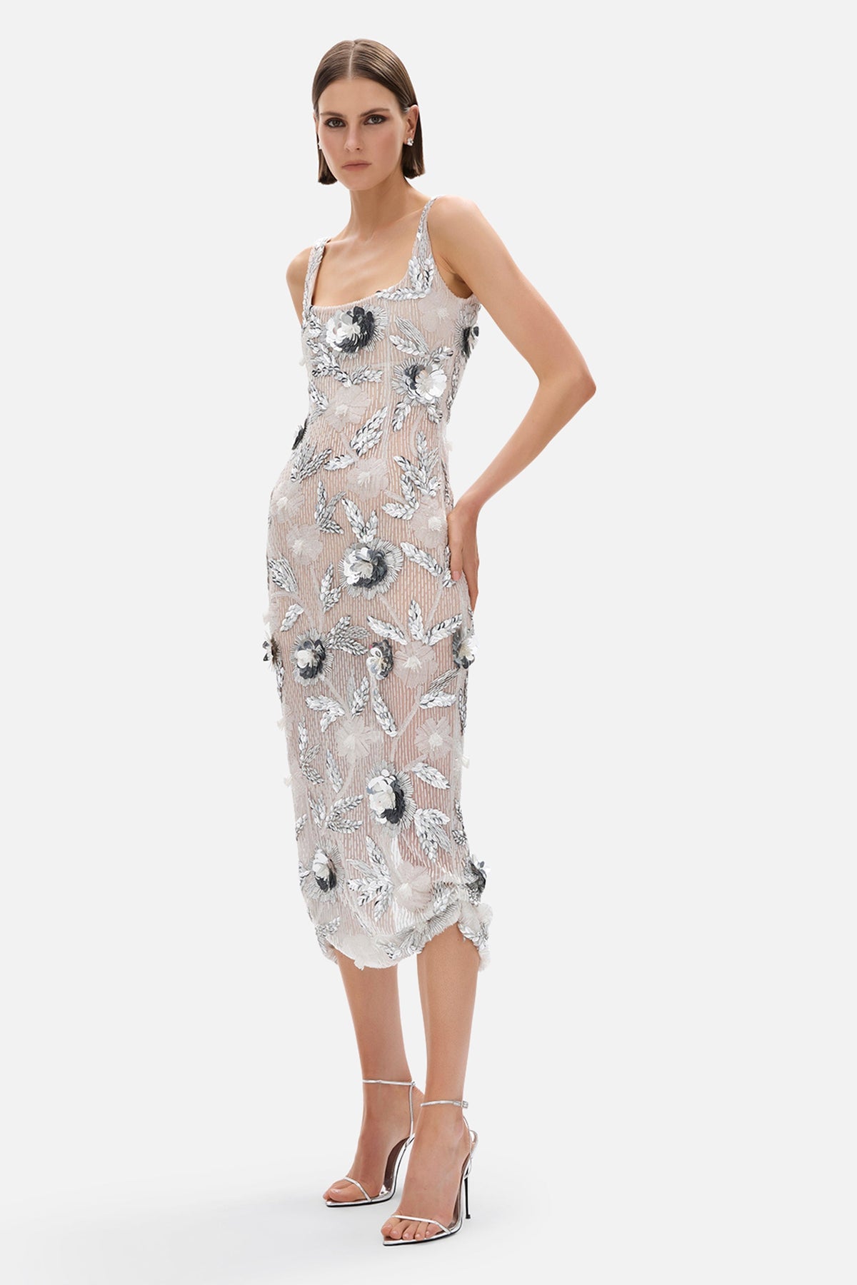 Pierre Sheer Strap Dress