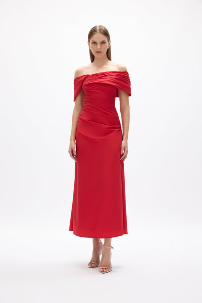 Gale Dress Red | Shop Rachel Gilbert Online  Rachel Gilbert US