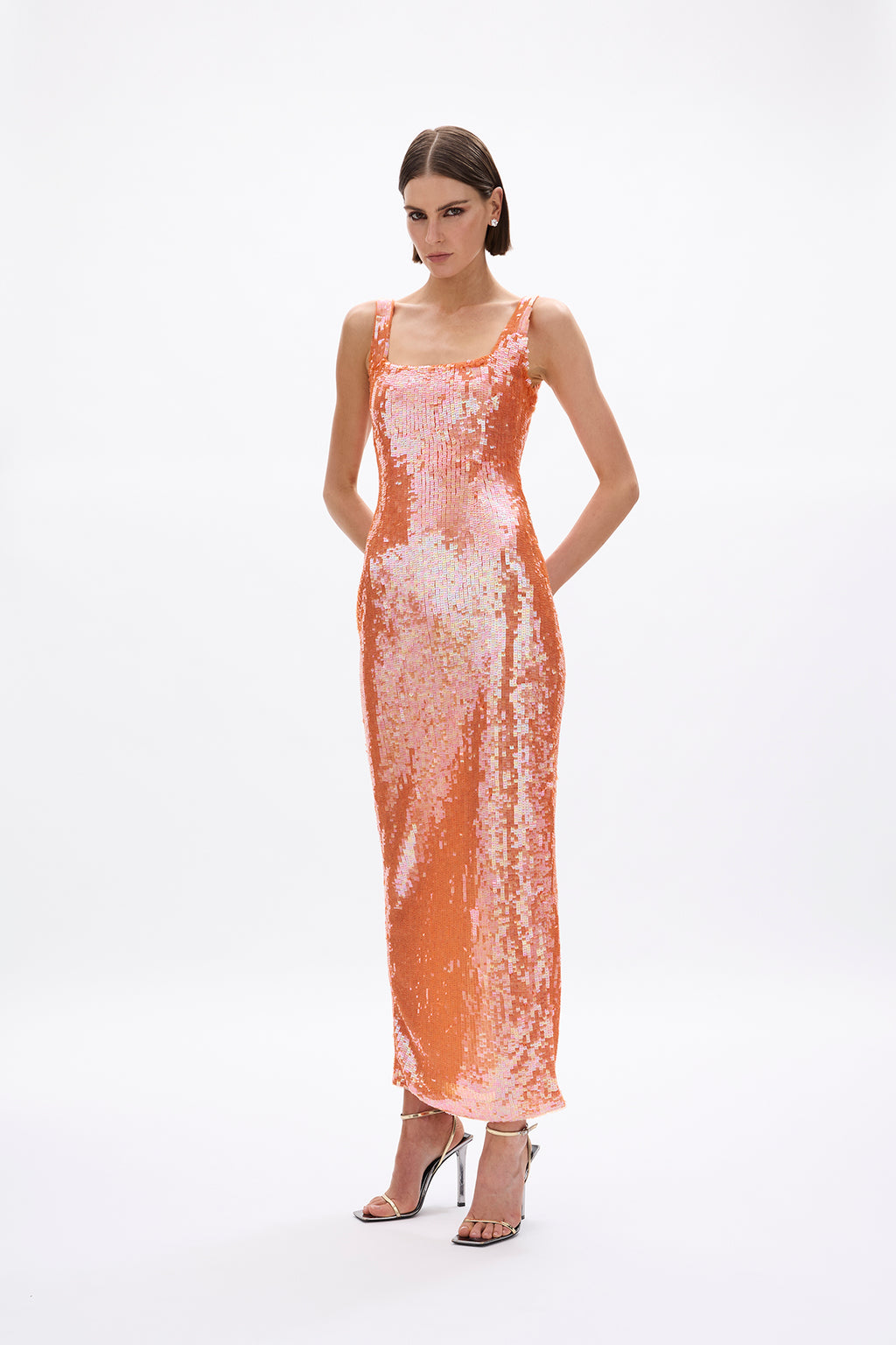 rachel gilbert orange dress Rachel Gilbert