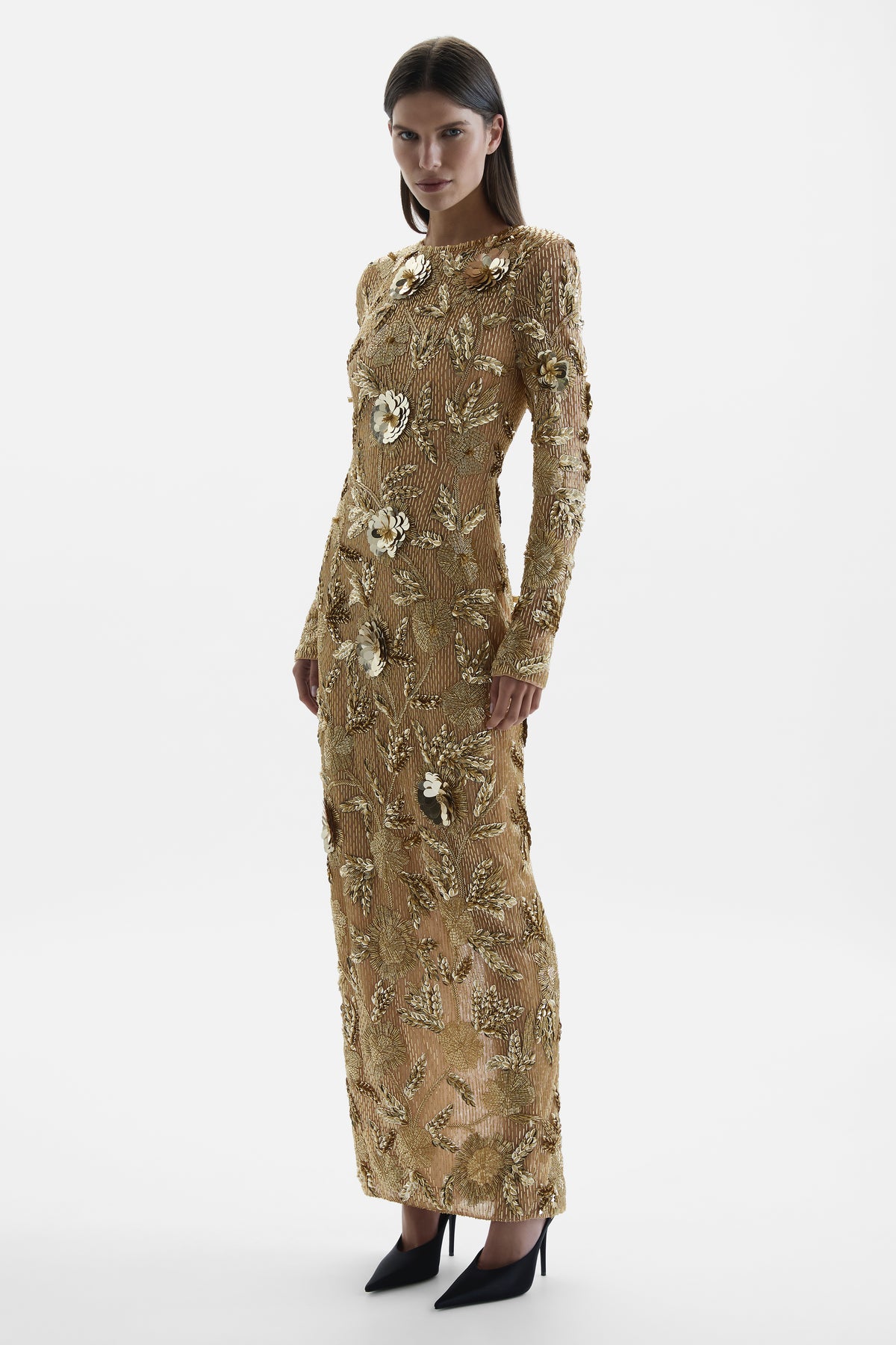 Pierre Sleeve Gown