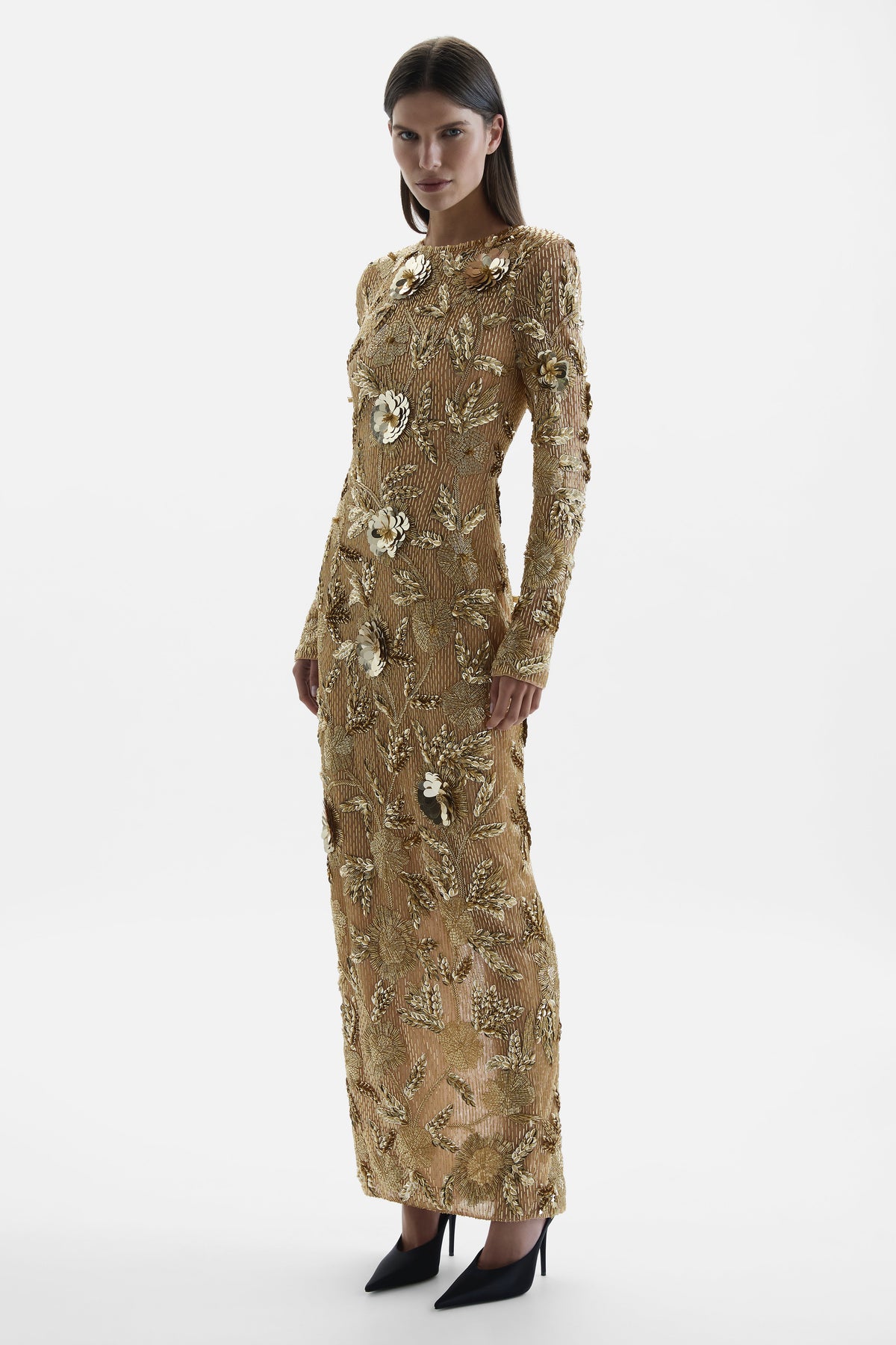 Pierre Sleeve Gown