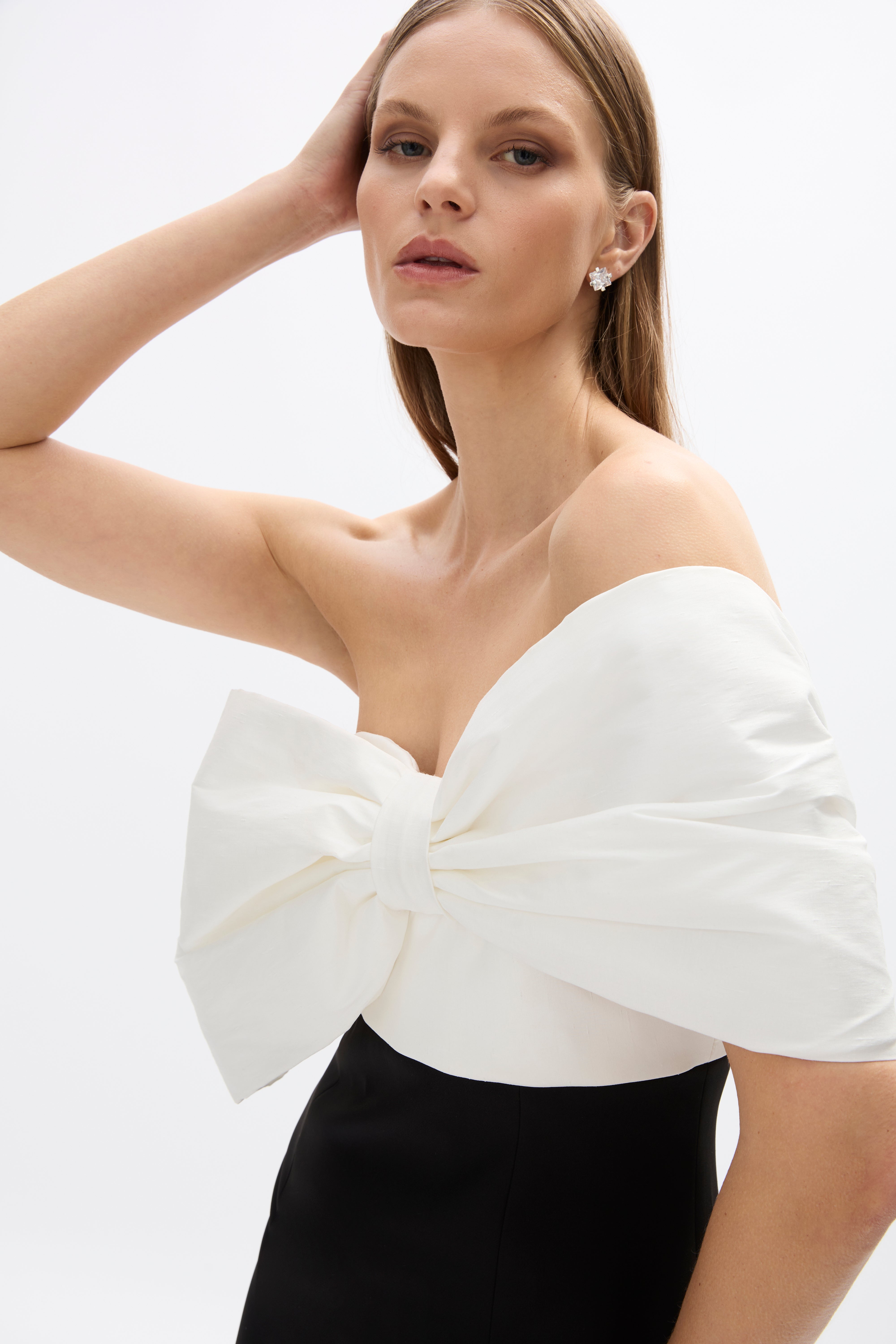 rachel gilbert bow mini dress Rachel Gilbert Bow Mini Dress