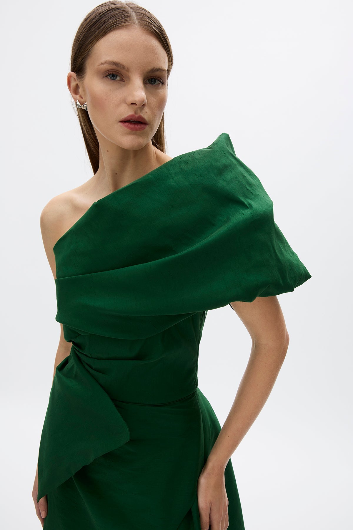 Rachel Gilbert | ARCHER GOWN - GREEN  Rachel Gilbert International