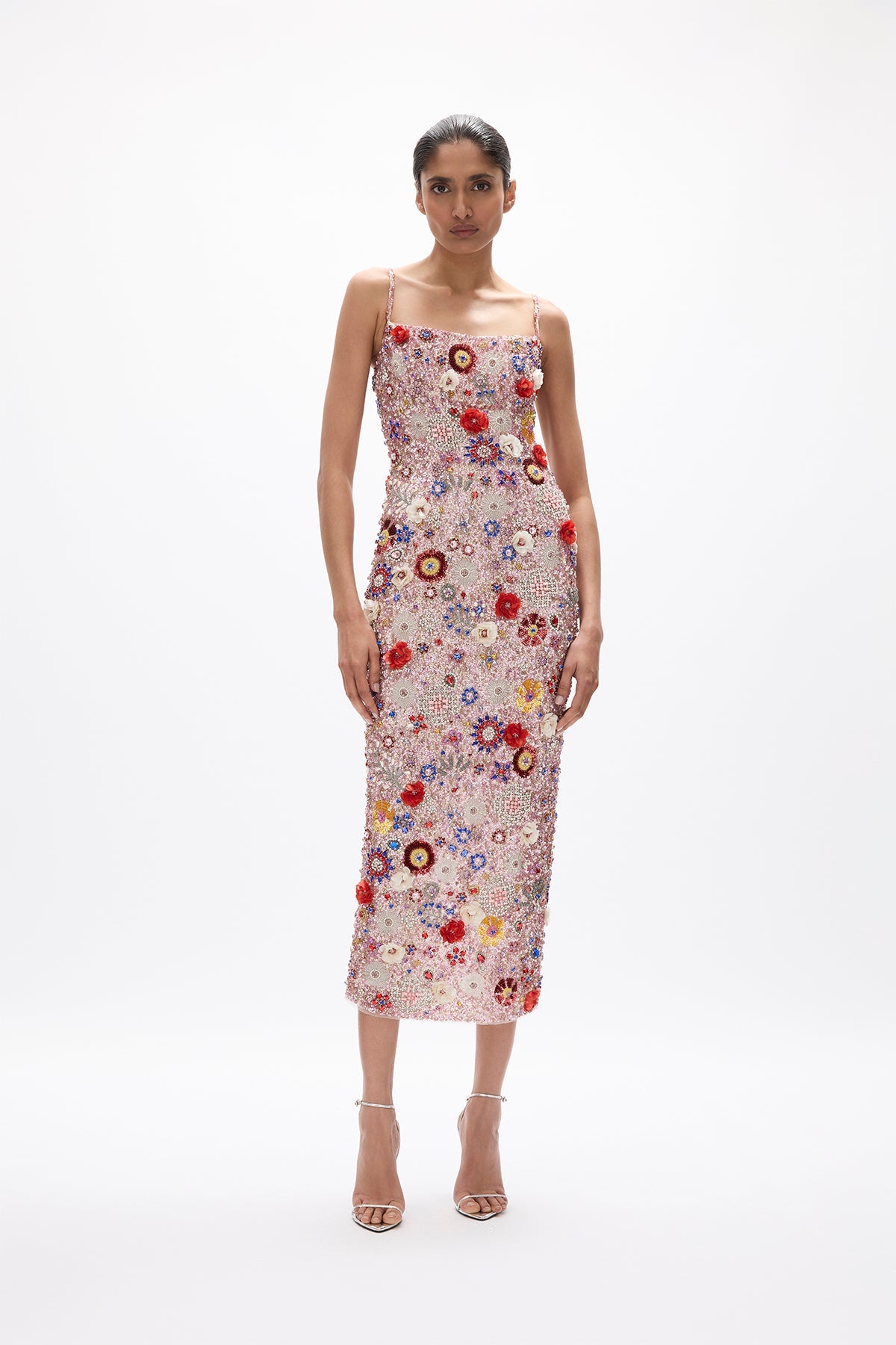 francesca's graduation dresses Francesca Gown-PINK MULTI / 0 A black panther in and dreamy tulle tiers work clothes Select Shoe Size:40
